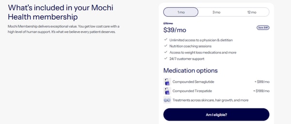 Mochi Health Compounded Semaglutide Review