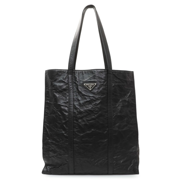 Prada Black Nappa Antique Tote Review