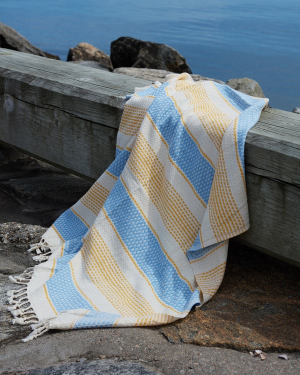 MODE Beach Company Harbor Yellow Organic Cotton Towel Review