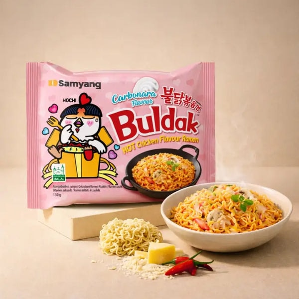 SAMYANG Buldak Carbonara Hot Chicken Ramen 130G Bewertung