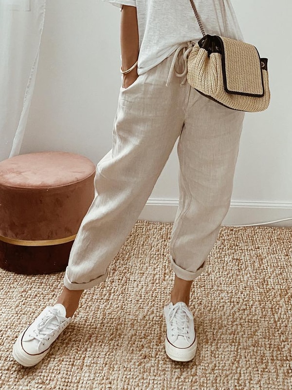 Modetalente Cotton Casual Loose Relaxed Leisure Trousers Review