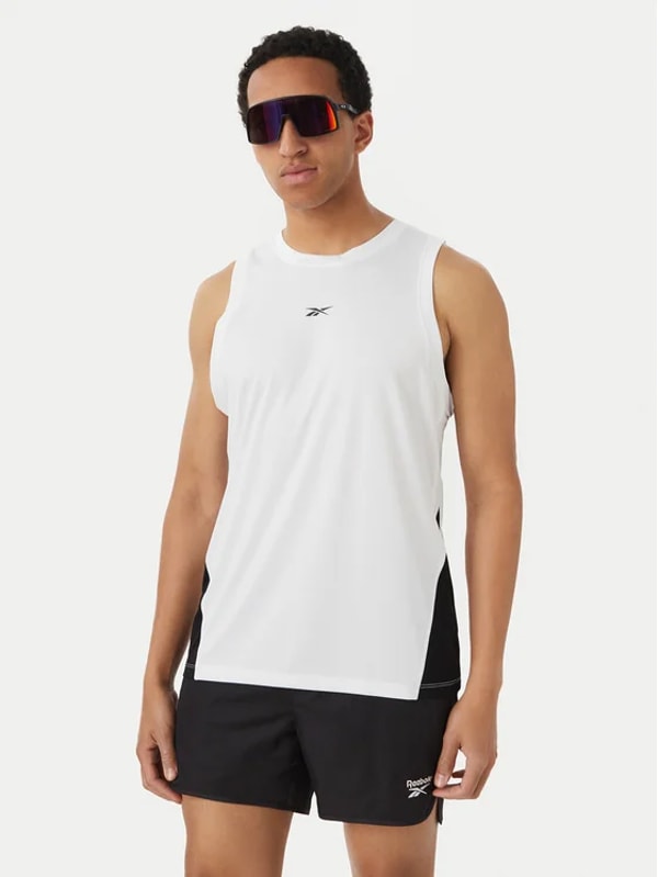 Modivo Reebok Tank top Mikolaj RK25878CCM Bijela Regular Fit Recenzija