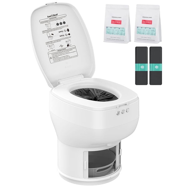 Modiwell Waterless Dry Flush RV Toilet Reviews 
