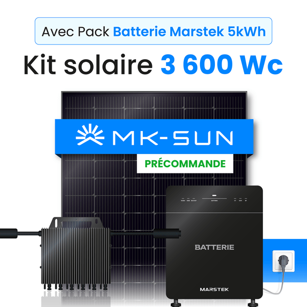 Mon Kit Solaire Kit solaire 3600W MK-SUN Batterie Marstek Avis