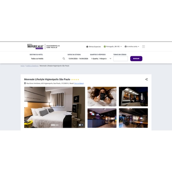 Monreale Hotels Lifestyle Higien&oacute;polis Avalia&ccedil;&atilde;o