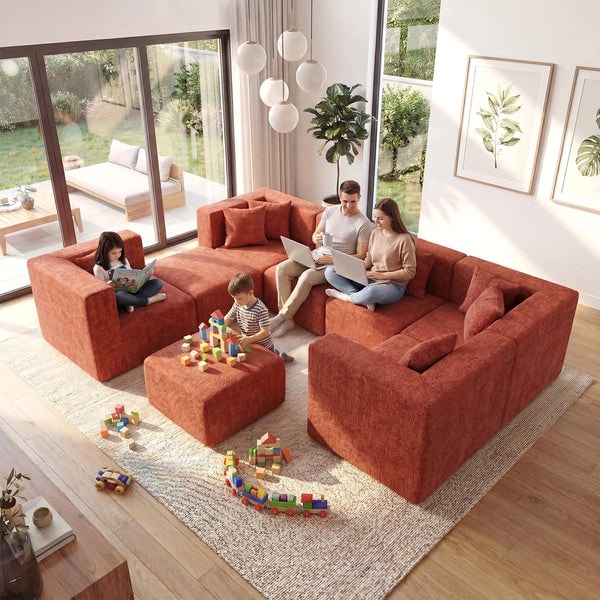 Monvane 8 Seat U-Shaped Couch Review