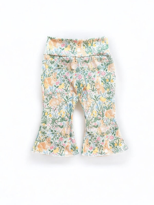 Moogco Baby Spring Bunny Blooms Bell Bottoms Review