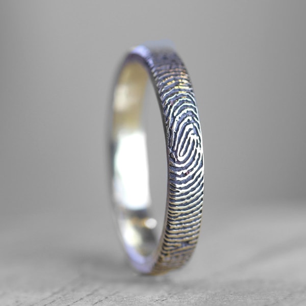Morgan & French Slender Silver Fingerprint Ring Review