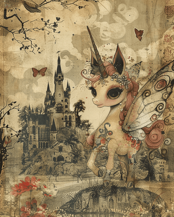 Mowbi Vintage Unicorn Mixed Media Review