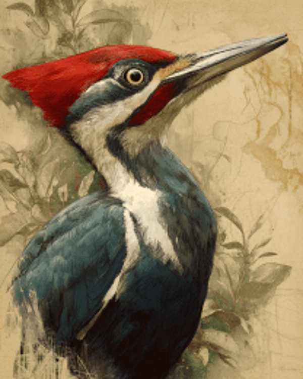 Mowbi Wholesale Naturalist Ivory Billed Woodpecker Art Print Review
