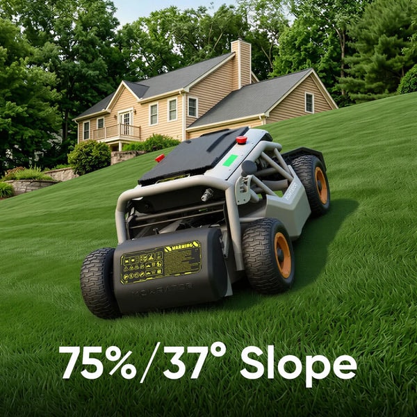 Mowrator S1 Remote Control Lawn Mower 4WD 75% Review
