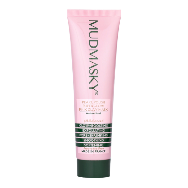 MUDMASKY Pearl Polish Superglow Pink Clay Mask Review