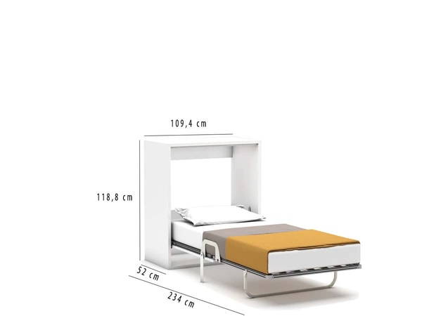 Multimo Bedden Eenpersoons opklapbed Capsule bed en bureau Beoordeling