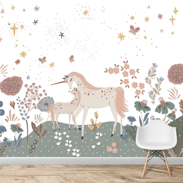 Munks and Me Review: Munks and Me Unicorn Meadow Wallpaper Mural Reviews