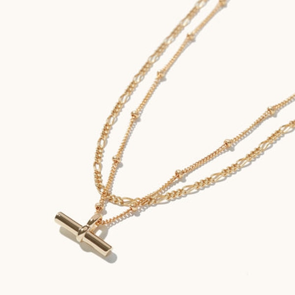 Muru Jewellery T Bar Layering Set Gold Review