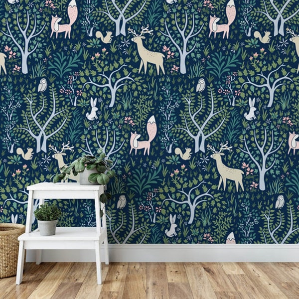 MUSE Wall Studio Navy Woodland Forest Review