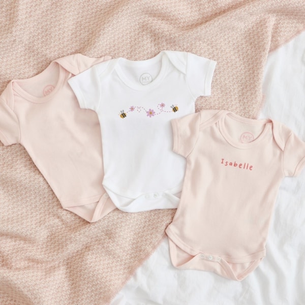 My 1st Years Personalised 3-Pack Bumblebee Bodysuits Review