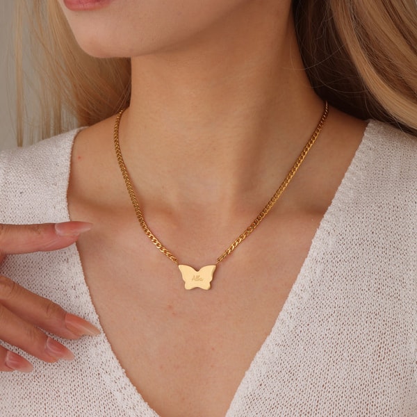 My Little Necklace Collier Papillon Personnalis&eacute; avis