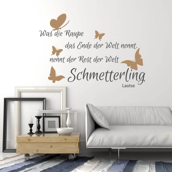 My-Wallsticker Wandtattoo Was die Raupe das Ende der Welt nennt Review