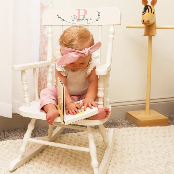 MyBambino Personalized Child's Wood Spindle Rocking Chair Review