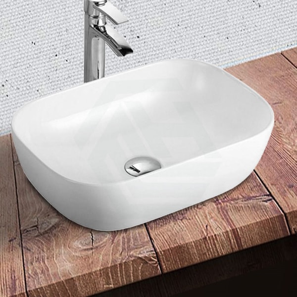 MyHomeware 460x330x135mm Rectangle Gloss White Above Counter Ceramic Basin Ultra Slim Review