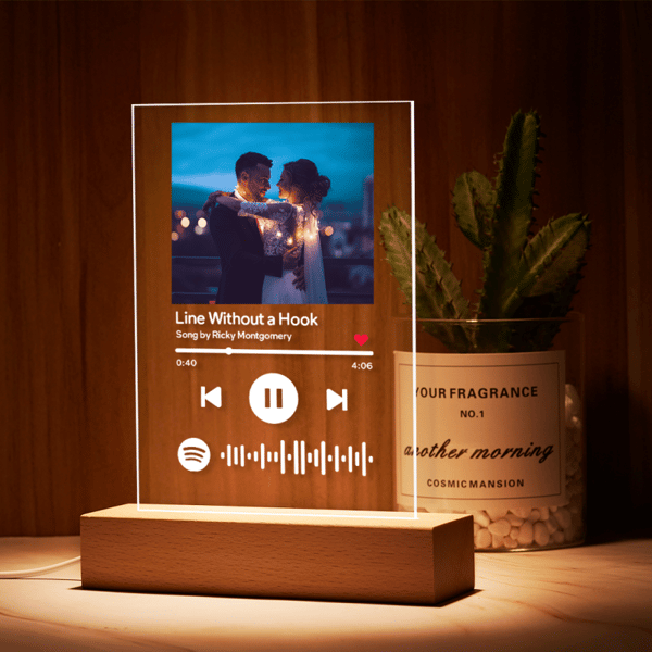 Myspotifyglass Custom Spotify Code Night Light Review
