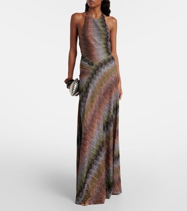 Mytheresa Missoni Zigzag Halterneck Lam&eacute; Maxi Dress Review