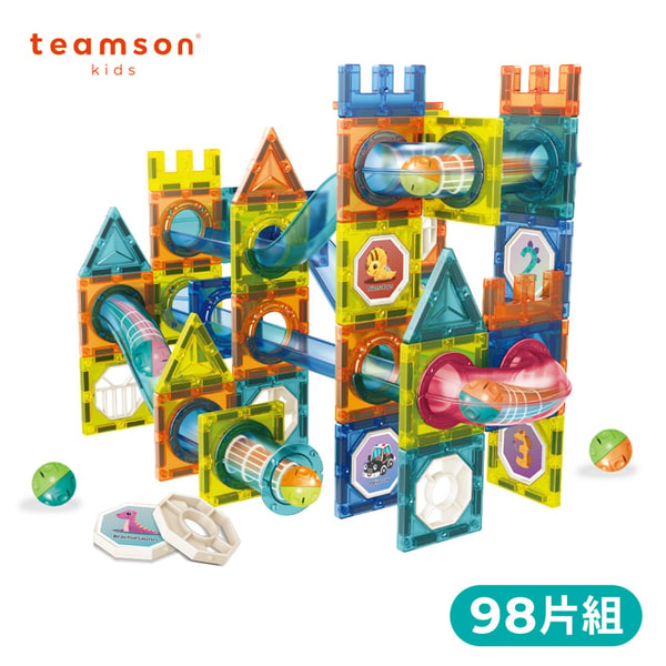 Nahemi 【Teamson Kids】彩色窗戶軌道磁力片組-98片組 評測