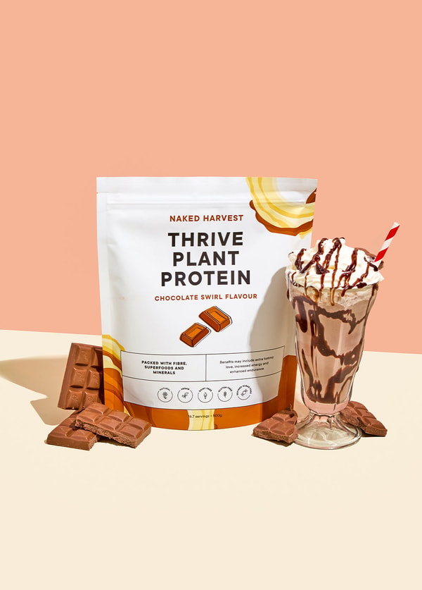 Naked Harvest Supplements Chocolate Swirl Plant Protein Reviews