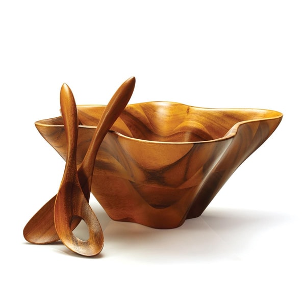 Namb&eacute; Oceana Coral Salad Bowl with Servers Review