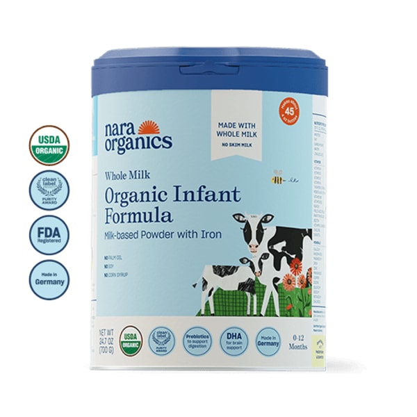 Nara Organics Organic Whole Milk Infant Formula Review