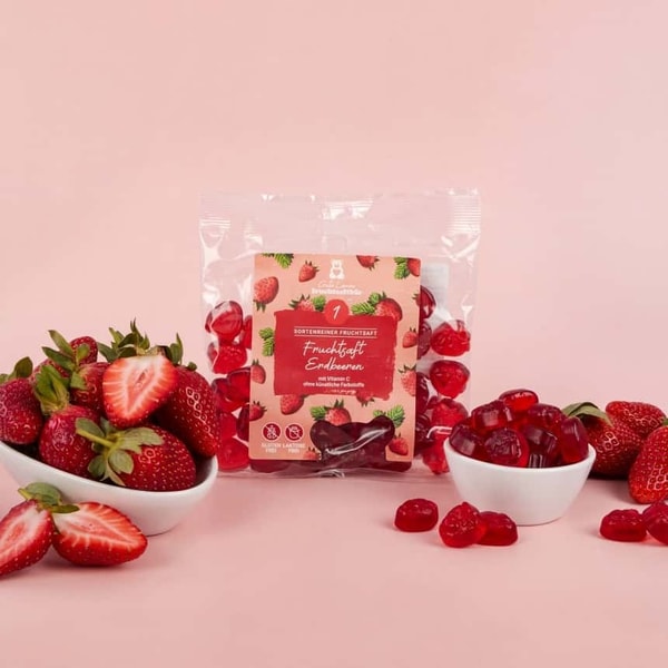 Naschlabor Fruchtgummi Fruchtsaft Erdbeeren Bewertung