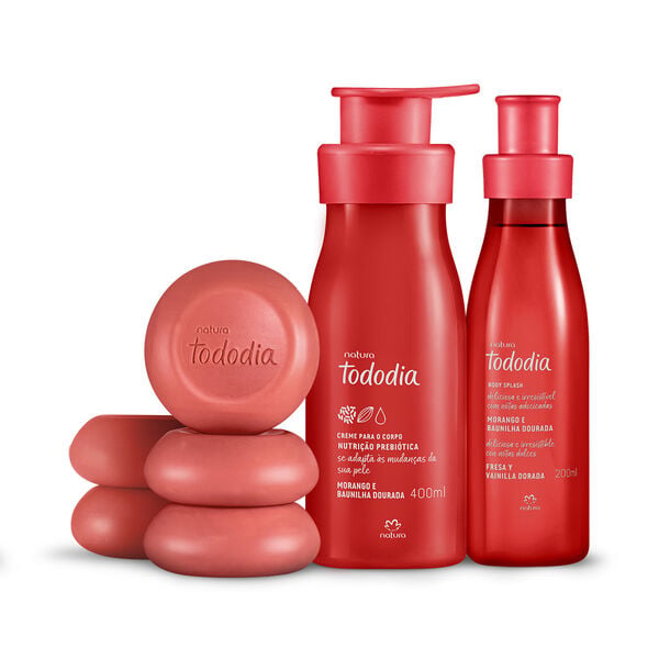 Natura Kit Tododia Morango e Baunilha Dourada Avalia&ccedil;&atilde;o