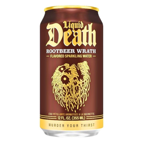 Natura Market Liquid Death Sparkling Water Rootbeer Wrath Review