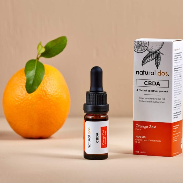 Natural Dos CBDA Tincture Orange Zest Review