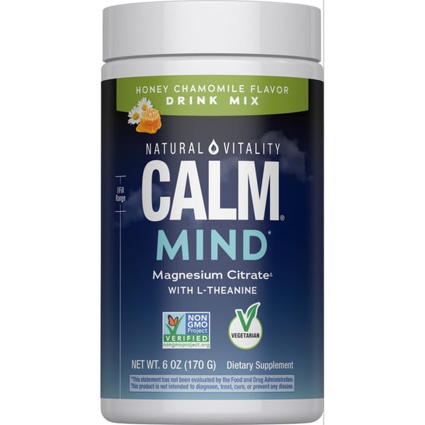 Natural Vitality CALM Mind + L-Theanine Powder Review