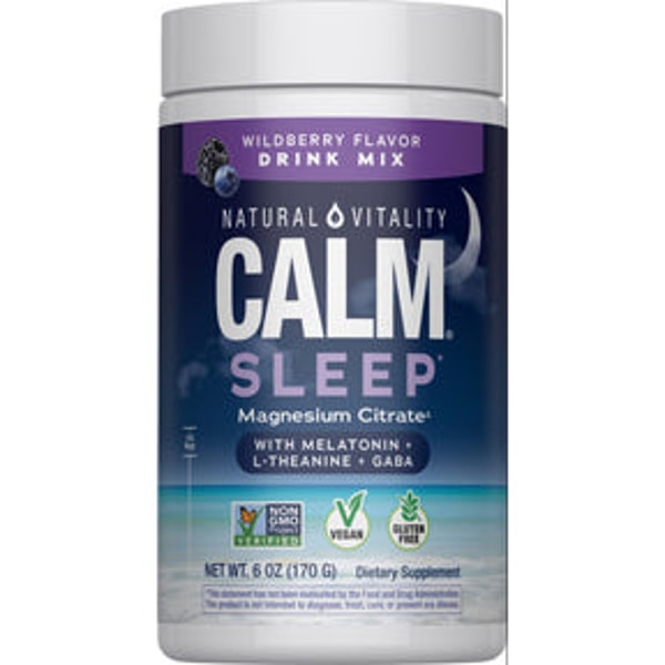 Natural Vitality CALM Sleep with Melatonin Powder Wildberry Review
