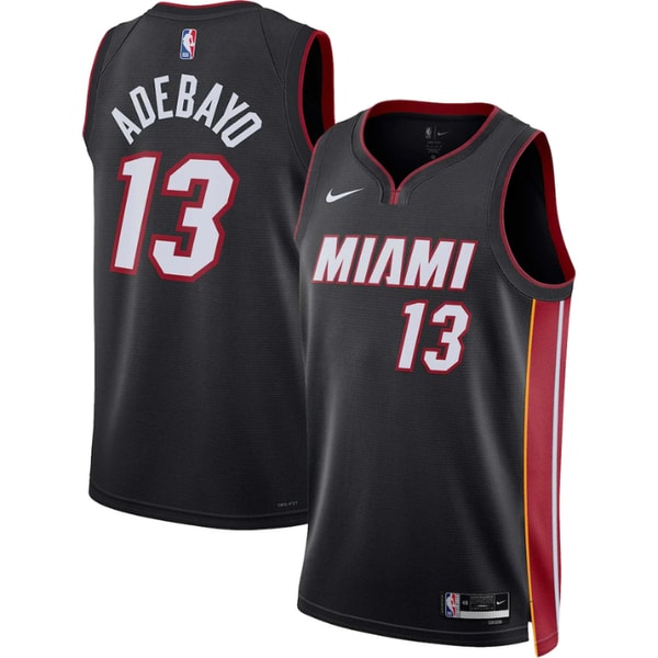 NBA Store Unisex Miami Heat Bam Adebayo Nike Black Swingman Jersey - Icon Edition Review