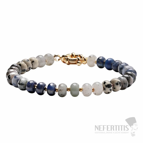 Nefertitis Lapis lazuli n&aacute;ramek mix polodrahokamů Recenze