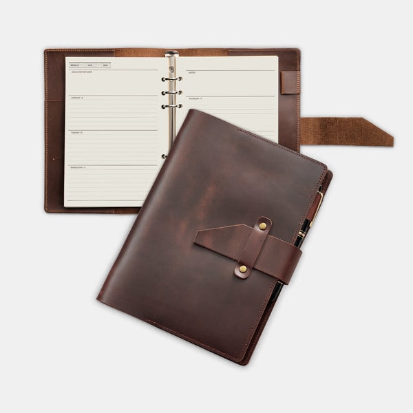 Nekmit 2025-2026 Binder Genuine Leather Planner Review