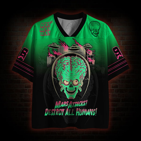 Nerdywave Destroy All Humans! Mesh Jersey Review