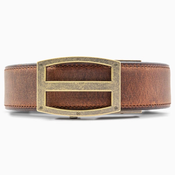 Nexbelt Titan Ironhide Brown Crazy Horse EDC Ratchet Belt Review