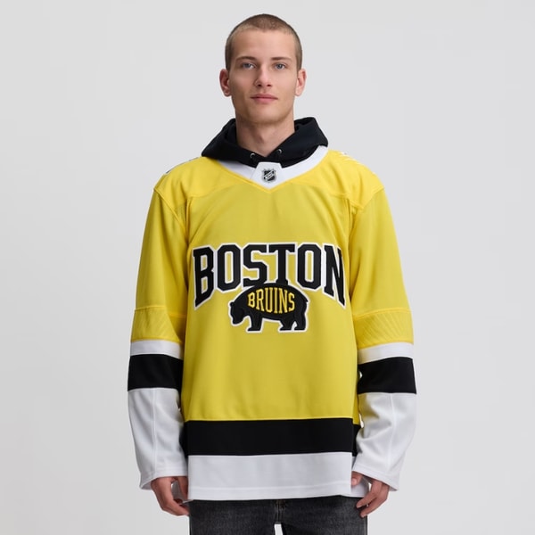 NHL Shop Men's Boston Bruins Fanatics Gold 2026 NHL Stadium Series Premium Jersey Review
