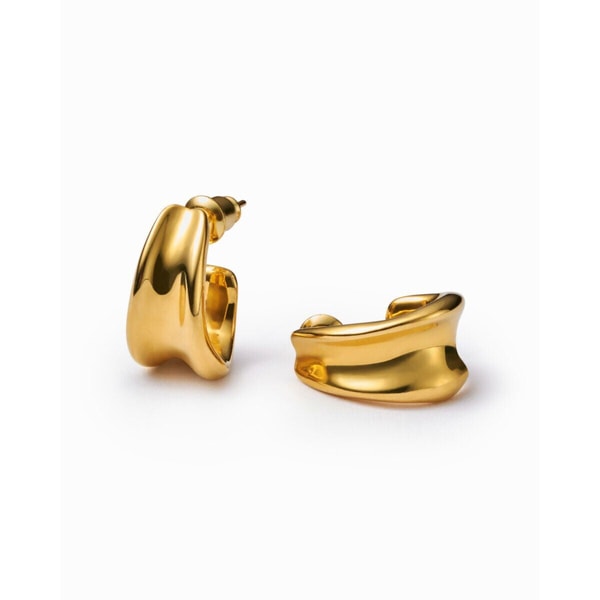 Niche Jewellery Katie Loxton Molten Luxe Waterproof Gold Hoop Earrings Review