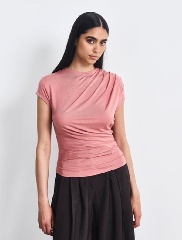 NinetyPercent Jamie Drape Top Review