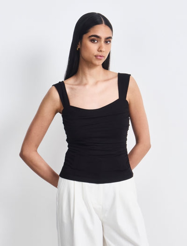 NinetyPercent Aki Cami Top In Black Review