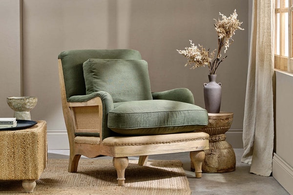Nkuku Abe Deconstructed Linen Armchair Review