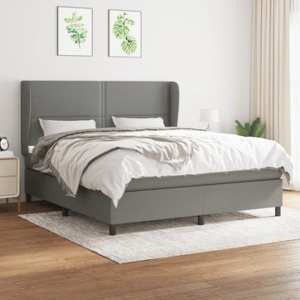 NNE Living Box Spring Bed Dark Grey Review