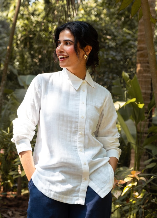 No Nasties Blanc Statement Shirt समीक्षा