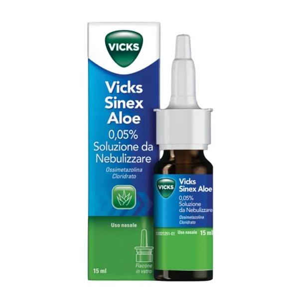Nocepharm Vicks Sinex Aloe Nebulizzatore Nasale 15ml Recensione